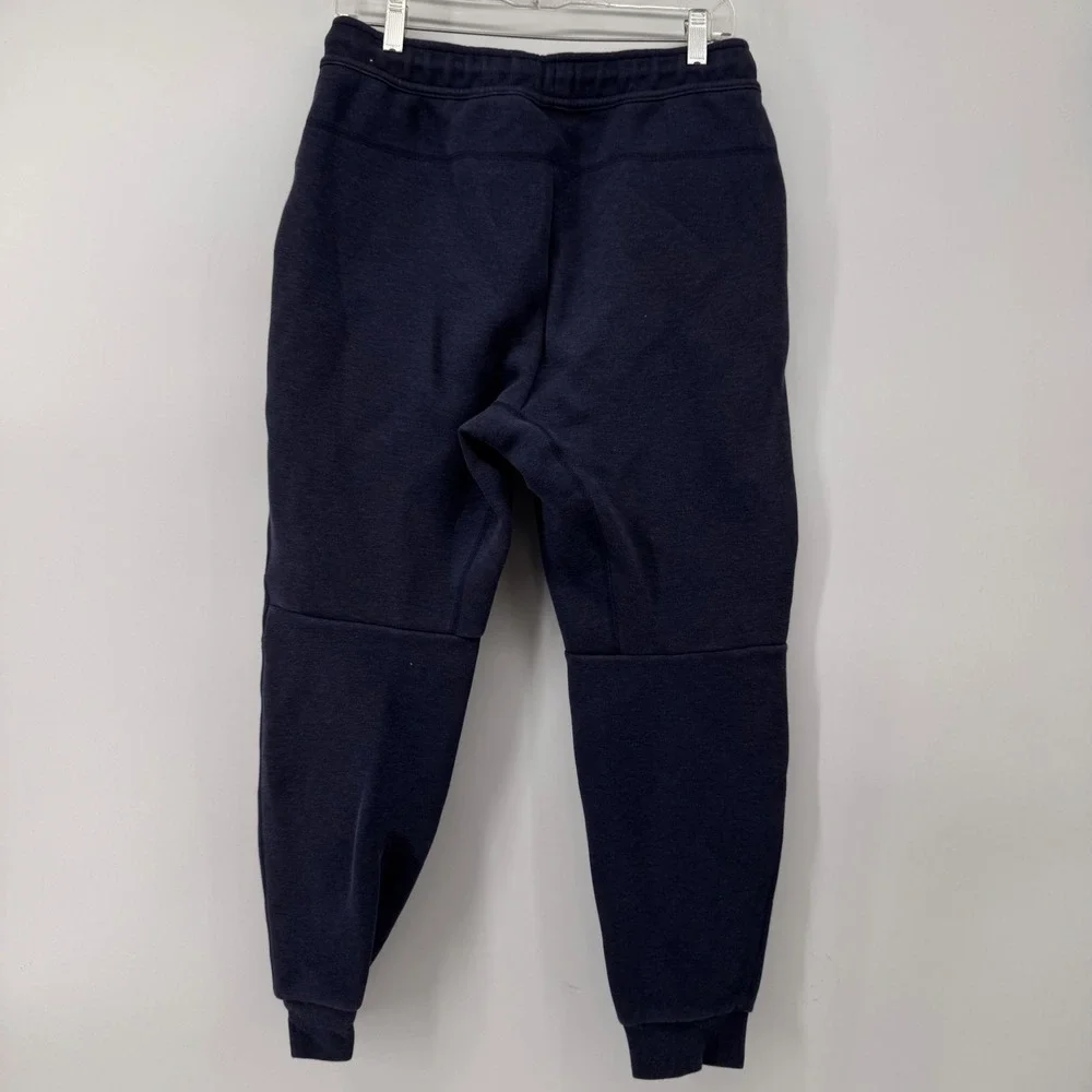 Nike Tech Fleece Joggers Men Size M Navy Blue Tapered Sweatpants 9249